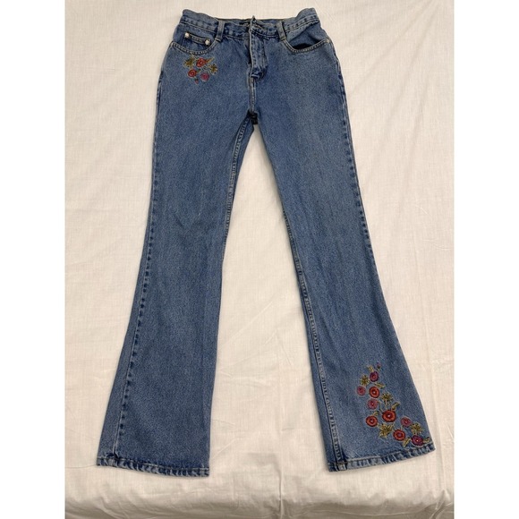 No Boundaries Denim - No Boundaries Jeans Juniors Size 3 - Blue  Embroidered